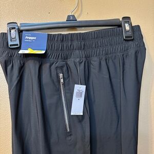 Old Navy High Rise Sleek Tech Cargo Black Joggers Size XS NWT